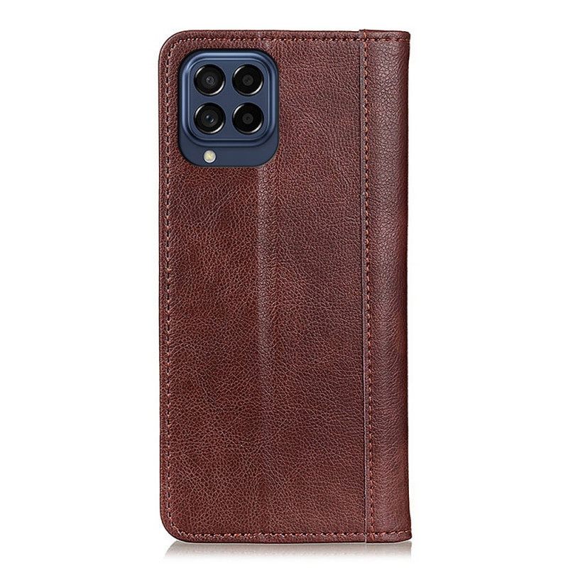 Flip Case Samsung Galaxy M53 5G Litchi Haljattu Nahka