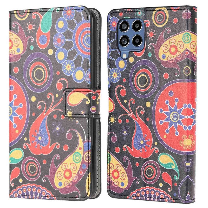 Flip Case Samsung Galaxy M53 5G Galaxy Pattern