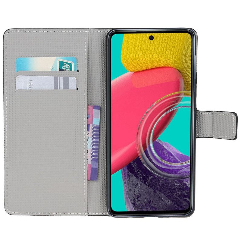 Flip Case Samsung Galaxy M53 5G Galaxy Pattern