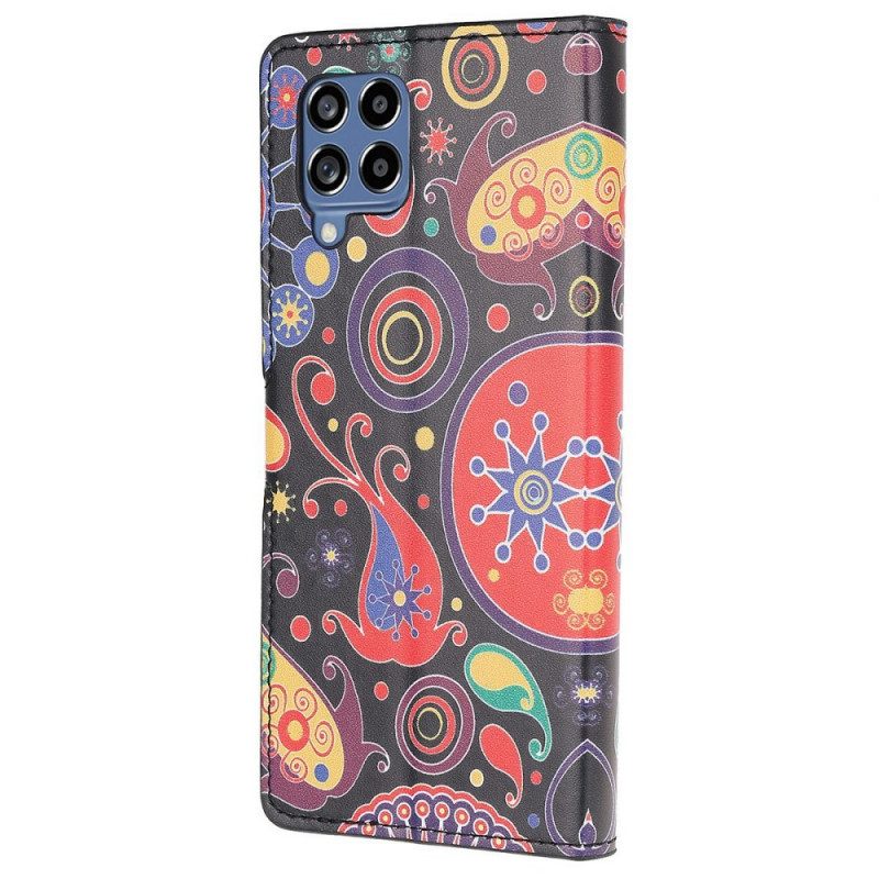 Flip Case Samsung Galaxy M53 5G Galaxy Pattern