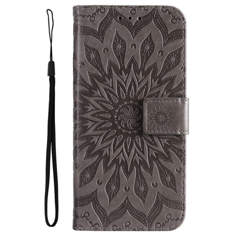 Flip Case Samsung Galaxy M53 5G Sun Ja Lanyard