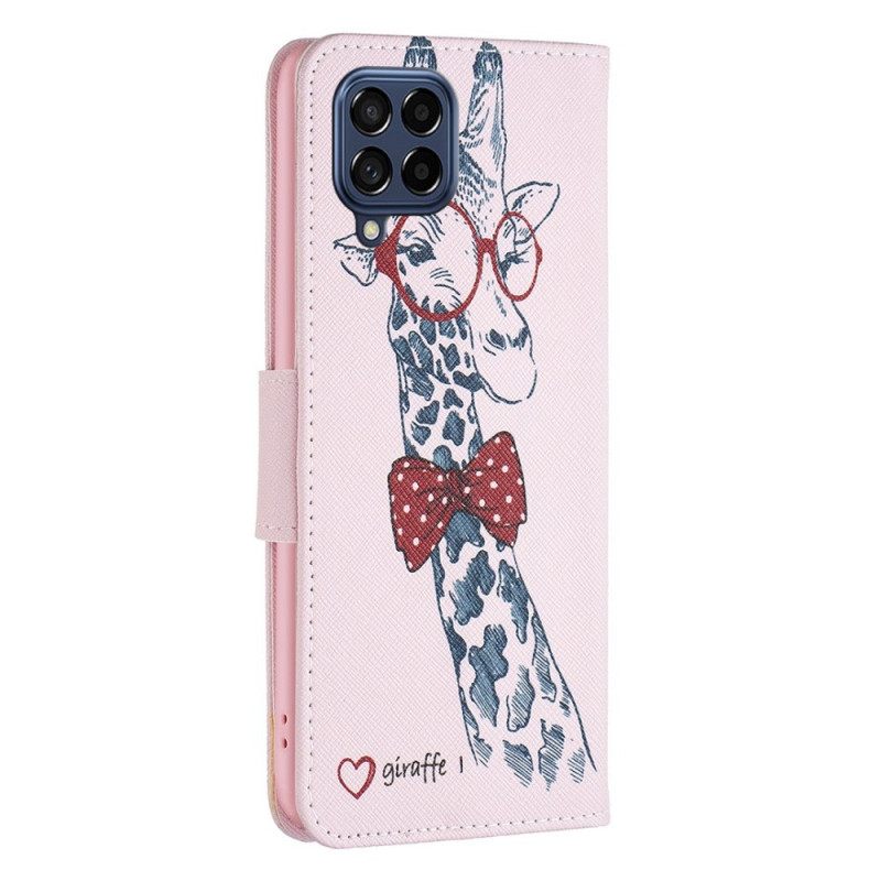 Kotelot Samsung Galaxy M53 5G Brainy Giraffe