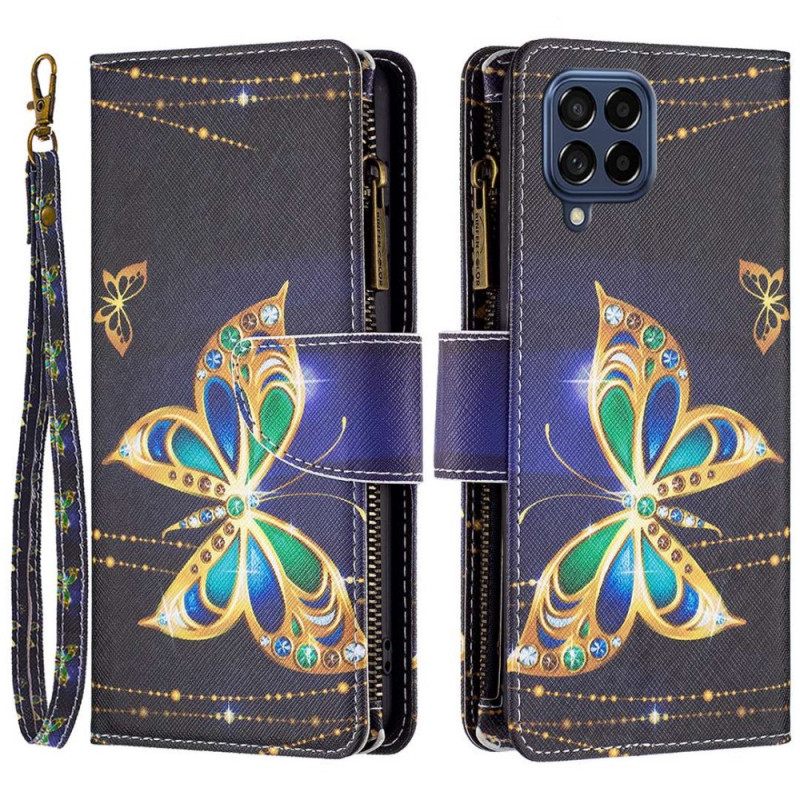 Kotelot Samsung Galaxy M53 5G Lompakkokotelo Butterflies Lompakko