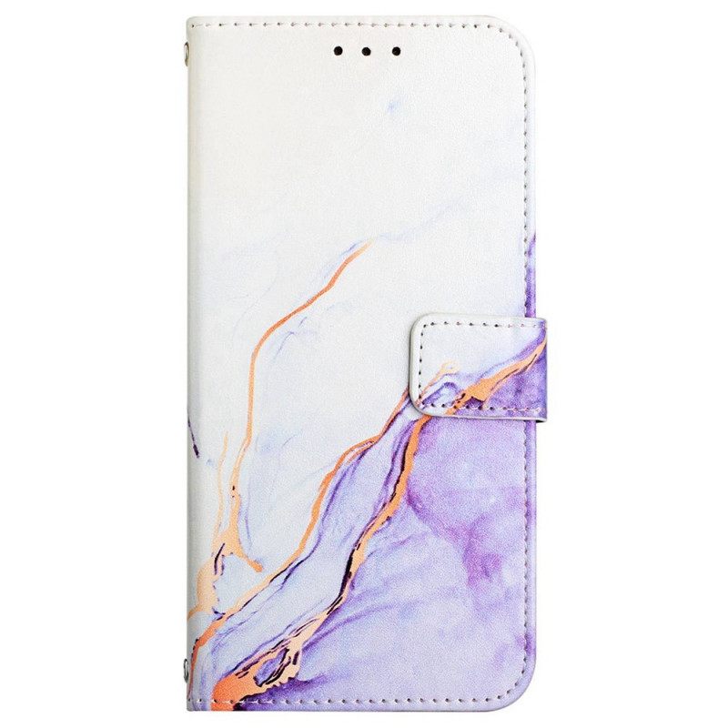 Kotelot Samsung Galaxy M53 5G Marble Kaulanauhalla