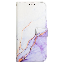 Kotelot Samsung Galaxy M53 5G Marble Kaulanauhalla