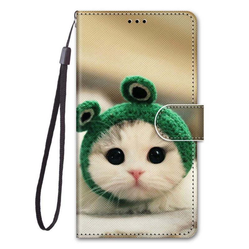 Kotelot Samsung Galaxy M53 5G Suojaketju Kuori Kitten Fun With Strap