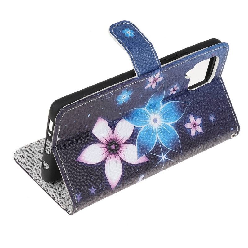 Kotelot Samsung Galaxy M53 5G Suojaketju Kuori Lunar Strap Flowers