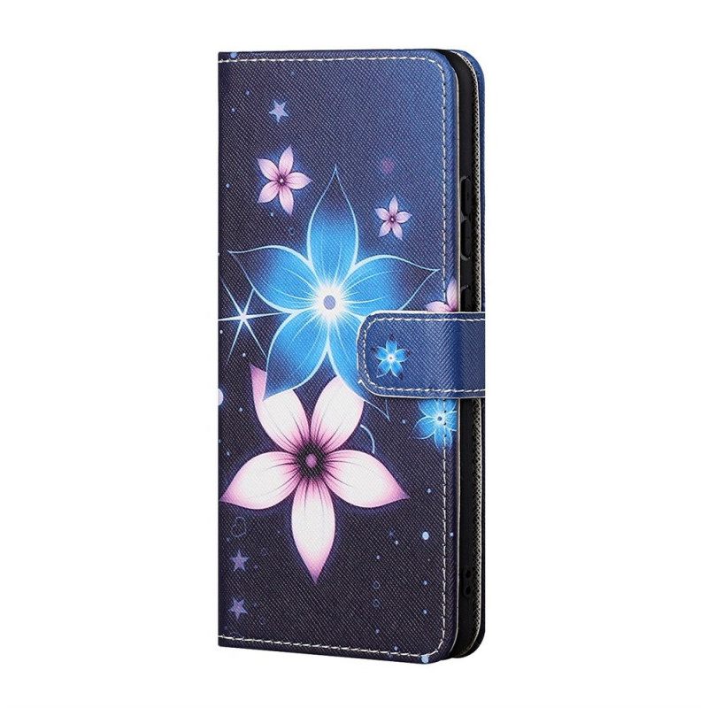 Kotelot Samsung Galaxy M53 5G Suojaketju Kuori Lunar Strap Flowers