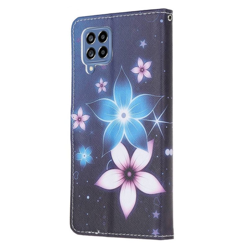 Kotelot Samsung Galaxy M53 5G Suojaketju Kuori Lunar Strap Flowers