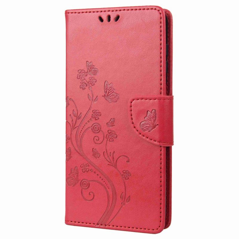 Kotelot Samsung Galaxy M53 5G Suojaketju Kuori Strap Flowers