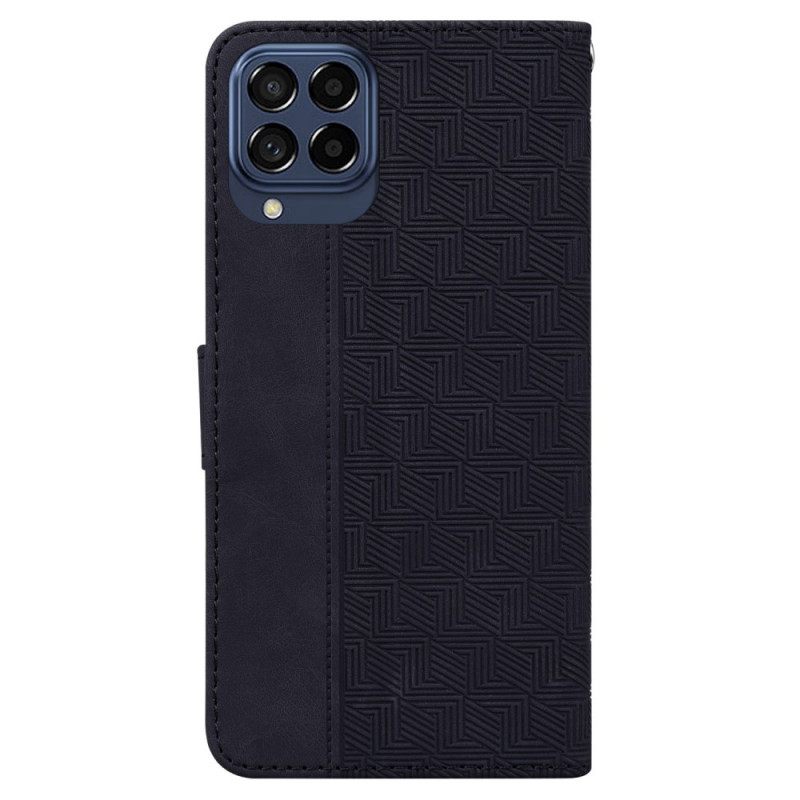 Kotelot Samsung Galaxy M53 5G Suojaketju Kuori Strappy Pattern