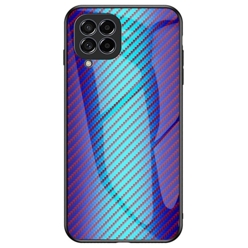 Kuori Samsung Galaxy M53 5G Carbon Fiber Karkaistu Lasi