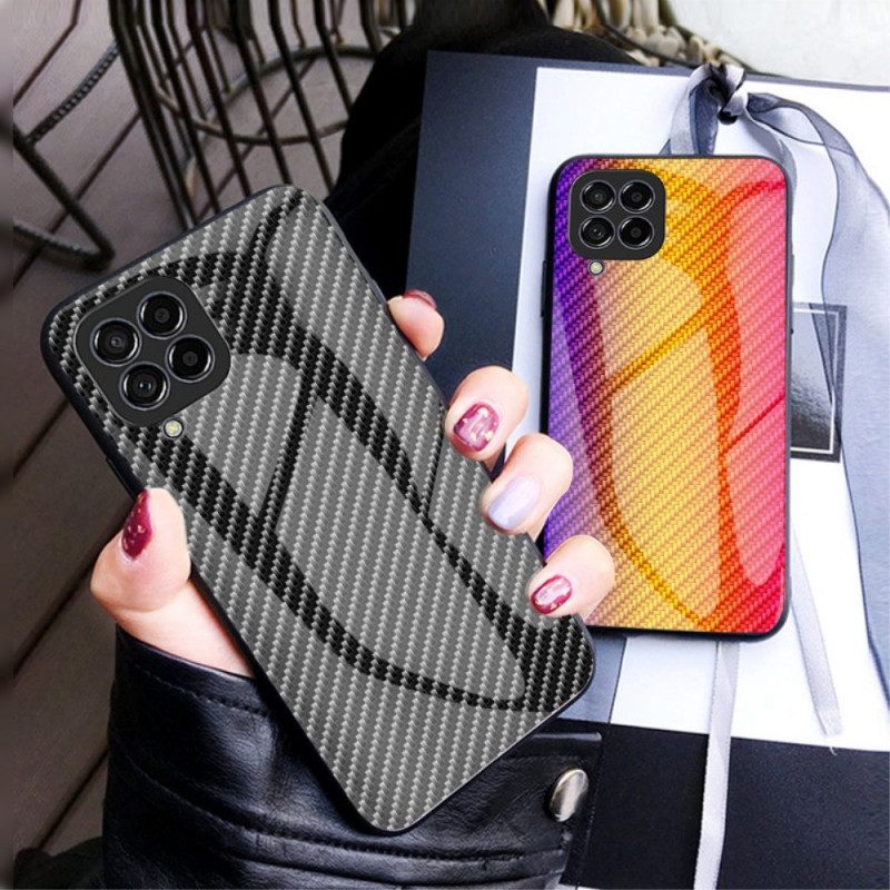 Kuori Samsung Galaxy M53 5G Carbon Fiber Karkaistu Lasi