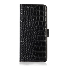 Nahkakotelo Samsung Galaxy M53 5G Crocodile Style Rfid