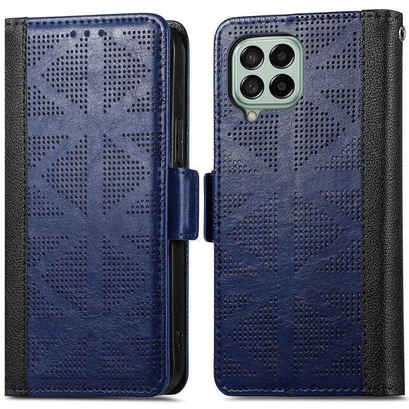 Nahkakotelo Samsung Galaxy M53 5G Cross Design