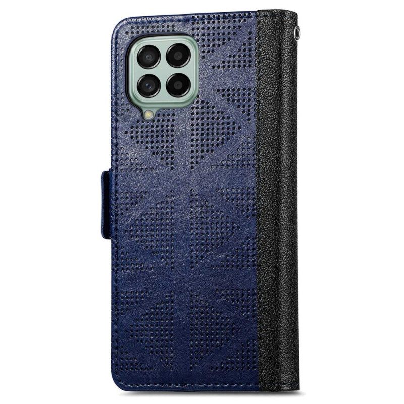 Nahkakotelo Samsung Galaxy M53 5G Cross Design