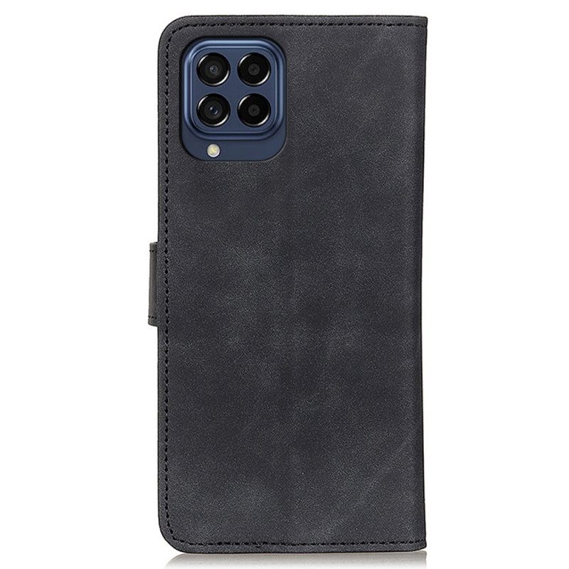 Nahkakotelo Samsung Galaxy M53 5G Vintage Leather Effect Khazneh