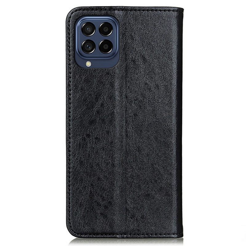 Puhelinkuoret Samsung Galaxy M53 5G Kotelot Flip Texture Leather