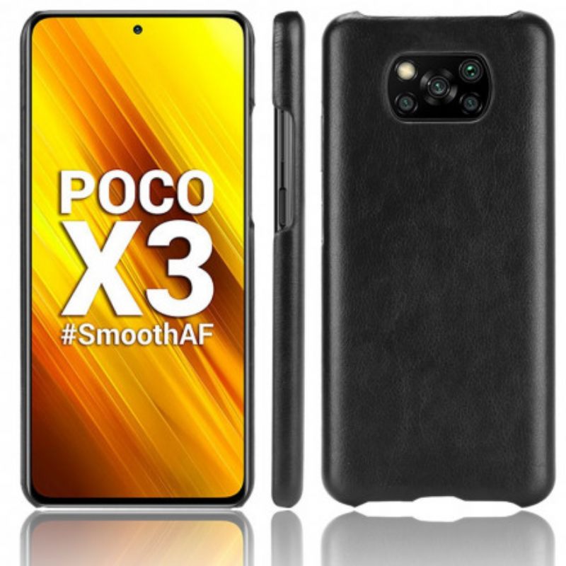 Case Poco X3 / X3 Pro / X3 NFC Litchi Performance Leather Effect