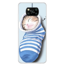 Case Poco X3 / X3 Pro / X3 NFC Sleeping Kitten