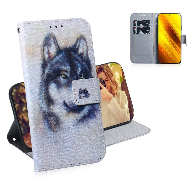 Flip Case Poco X3 / X3 Pro / X3 NFC Canine Look