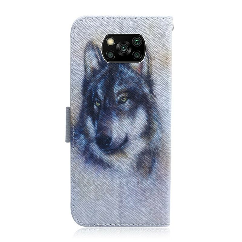 Flip Case Poco X3 / X3 Pro / X3 NFC Canine Look