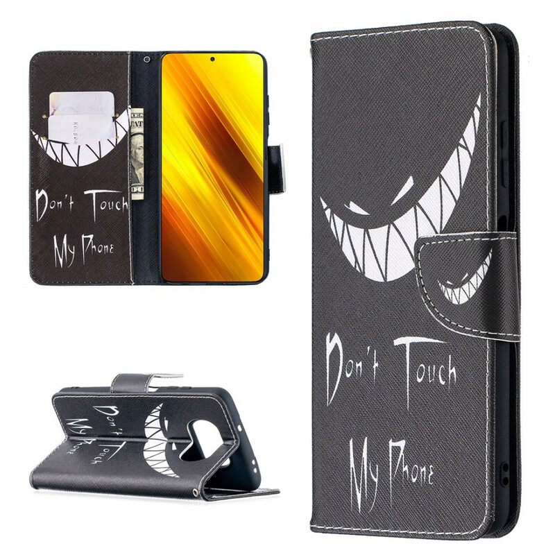 Flip Case Poco X3 / X3 Pro / X3 NFC Devil Puhelin