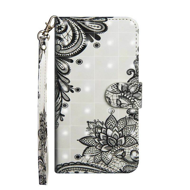 Flip Case Poco X3 / X3 Pro / X3 NFC Flowers Lace