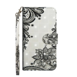 Flip Case Poco X3 / X3 Pro / X3 NFC Flowers Lace