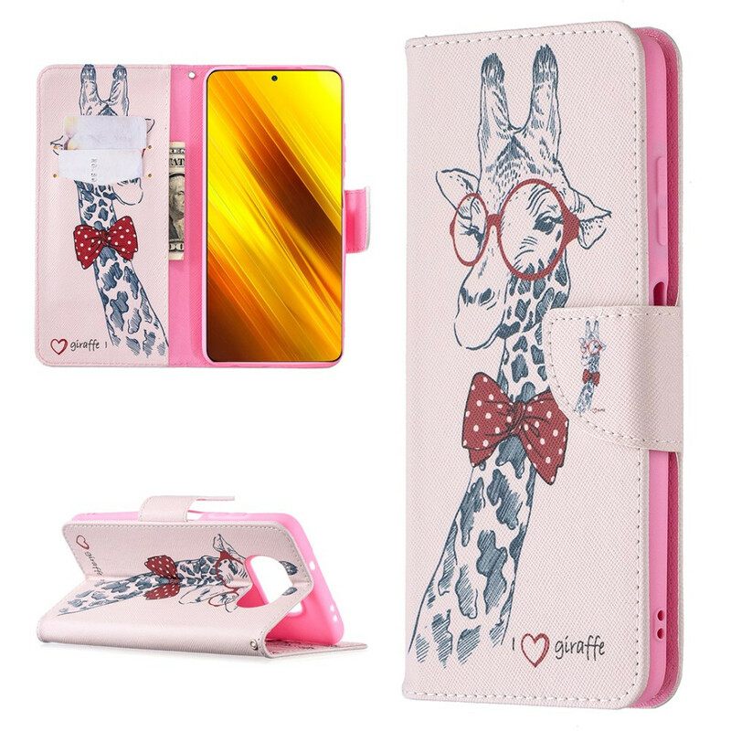 Kotelot Poco X3 / X3 Pro / X3 NFC Brainy Giraffe