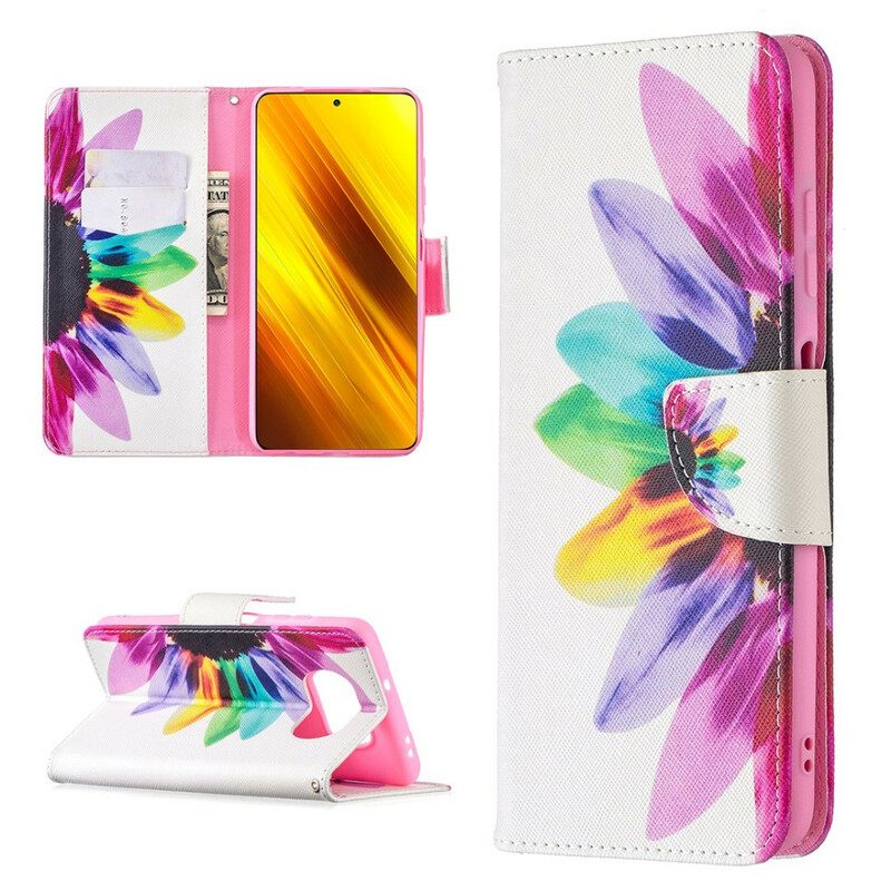 Kotelot Poco X3 / X3 Pro / X3 NFC Flower Watercolour