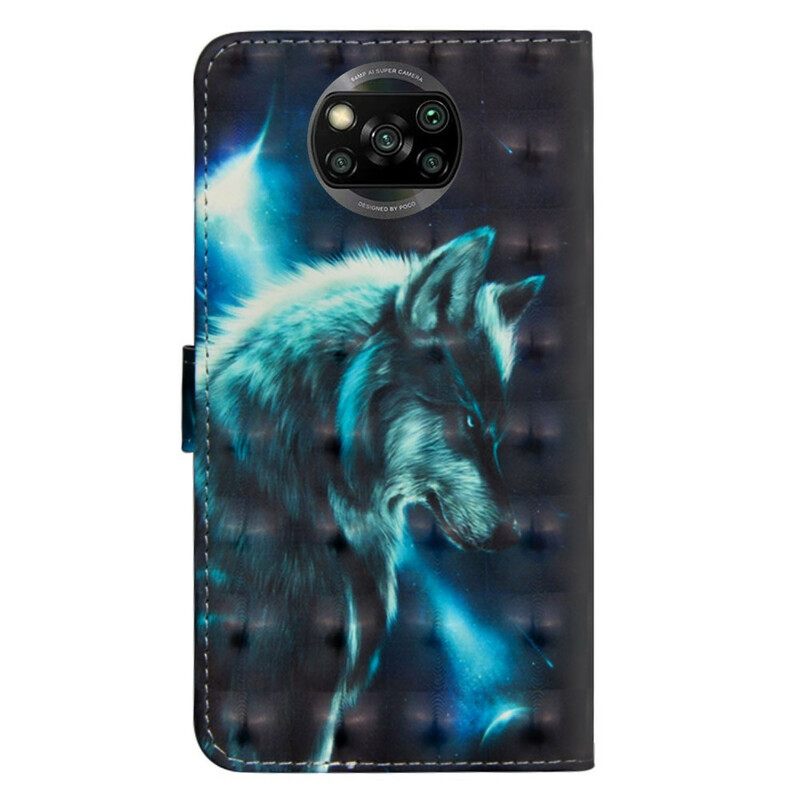 Kotelot Poco X3 / X3 Pro / X3 NFC Majestic Wolf