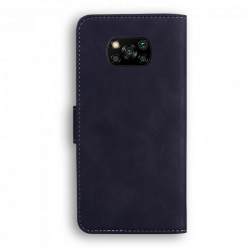 Kotelot Poco X3 / X3 Pro / X3 NFC Monochrome Leather Effect