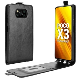 Kotelot Poco X3 / X3 Pro / X3 NFC Vertical Flap Leather Effect