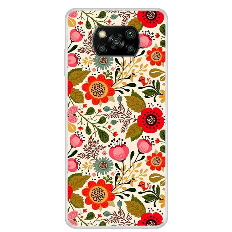 Kuori Poco X3 / X3 Pro / X3 NFC Floral Tapestry