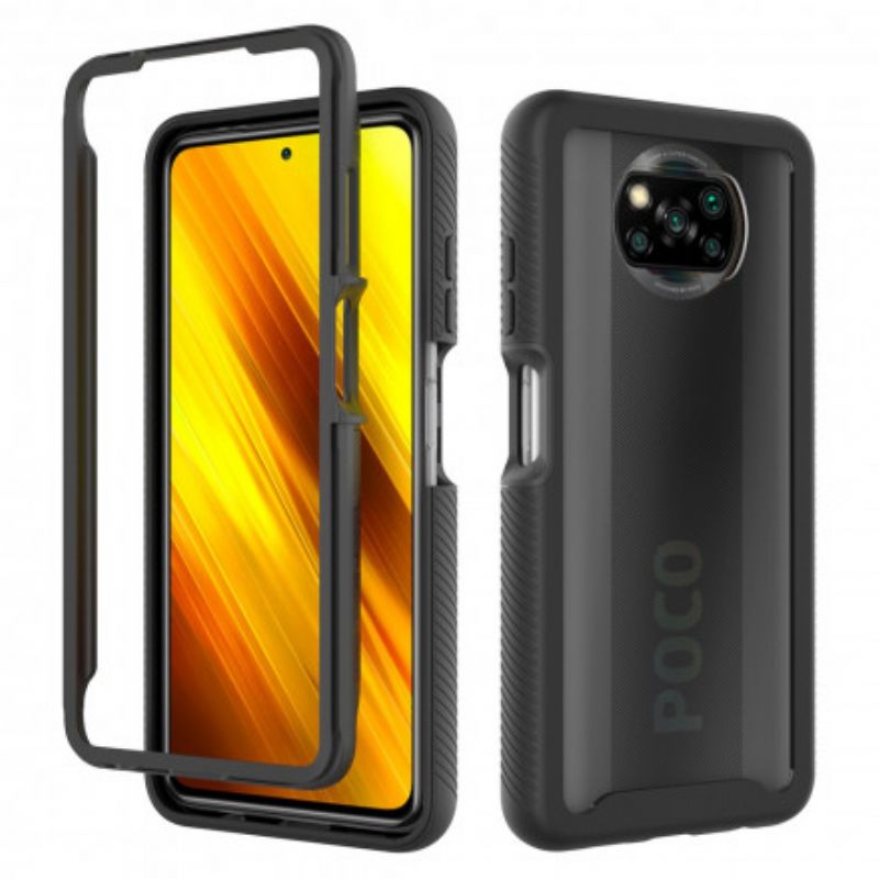 Kuori Poco X3 / X3 Pro / X3 NFC Hybrid Design Silikonireunat