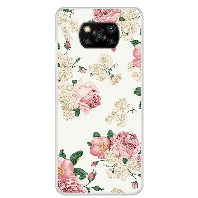 Kuori Poco X3 / X3 Pro / X3 NFC Liberty Flowers