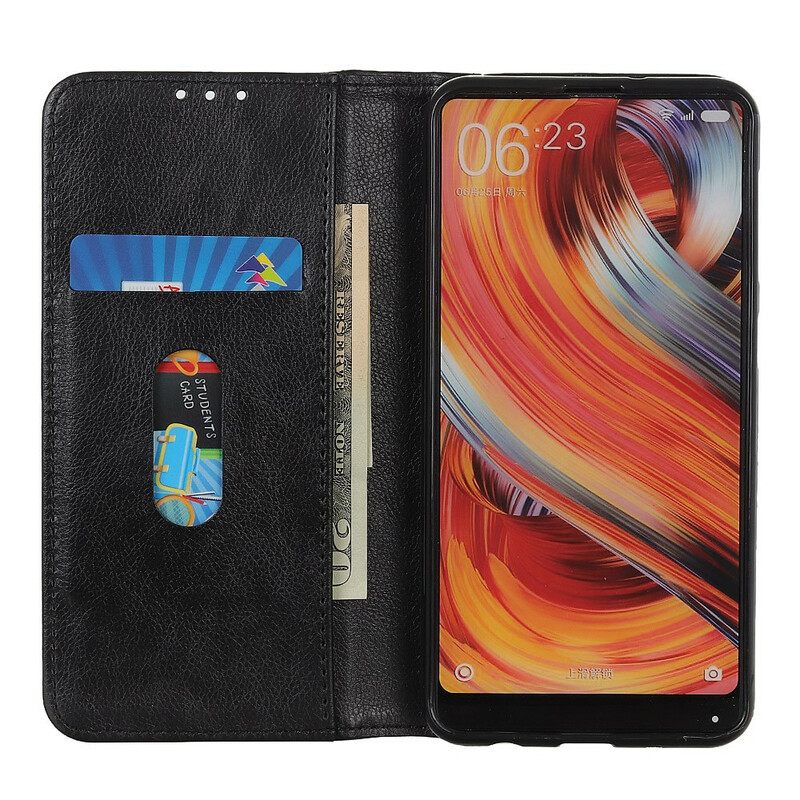 Puhelinkuoret Poco X3 / X3 Pro / X3 NFC Kotelot Flip Elegance Split Litchi Leather