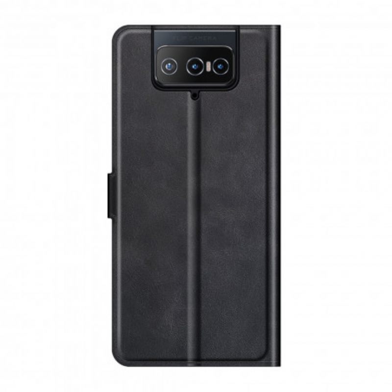 Kotelot Asus Zenfone 8 Flip Faux Leather Slim