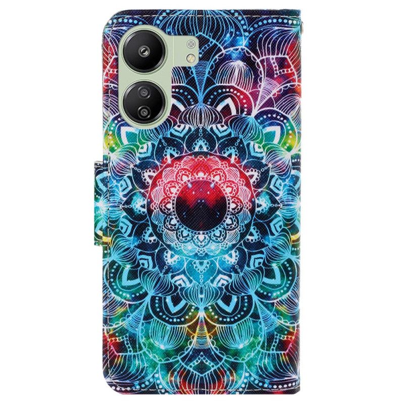 Kotelot Poco C65 Mandala-kuvio Hihnalla