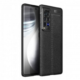 Kuori Vivo X60 Pro Double Line Litchi Leather Effect