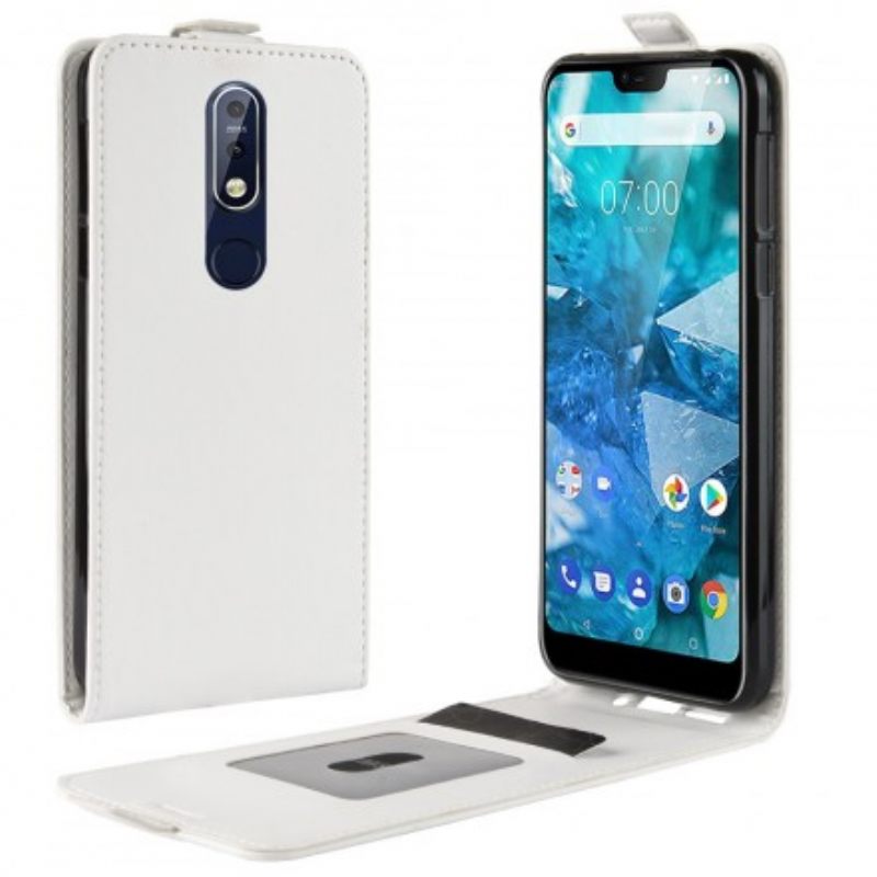 Flip Case Nokia 7.1 Kotelot Flip Folding Retro