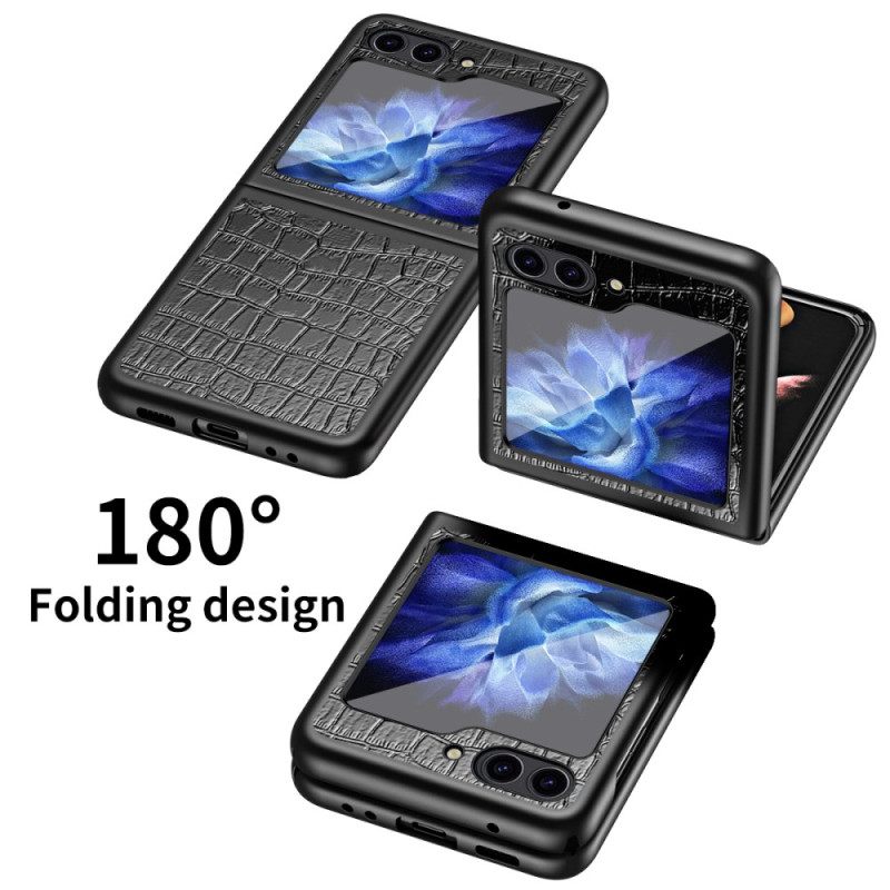 Case Samsung Galaxy Z Flip 6 Puhelinkuoret Krokotiilin Rakenne