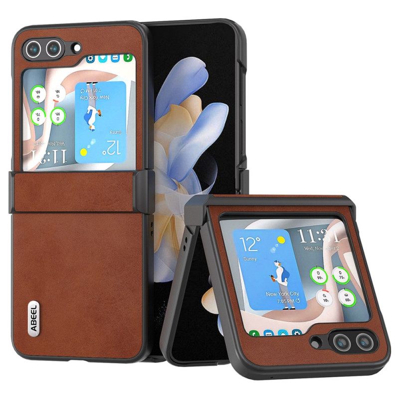 Kuori Samsung Galaxy Z Flip 6 Abeel Vintage Leather Style