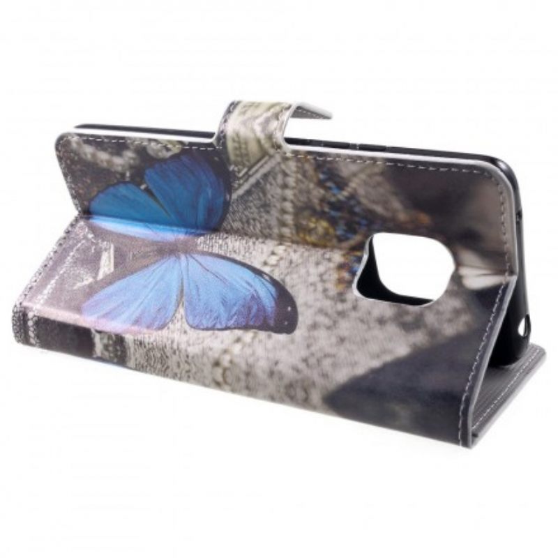 Kotelot Huawei Mate 20 Pro Blue Butterfly