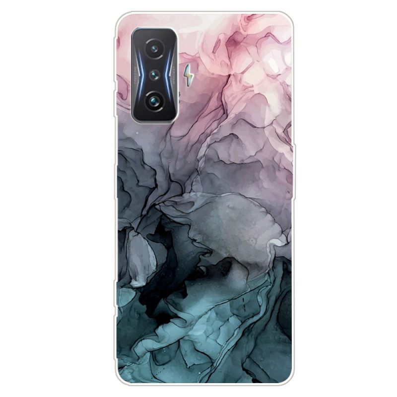 Case Poco F4 GT Marble Watercolour