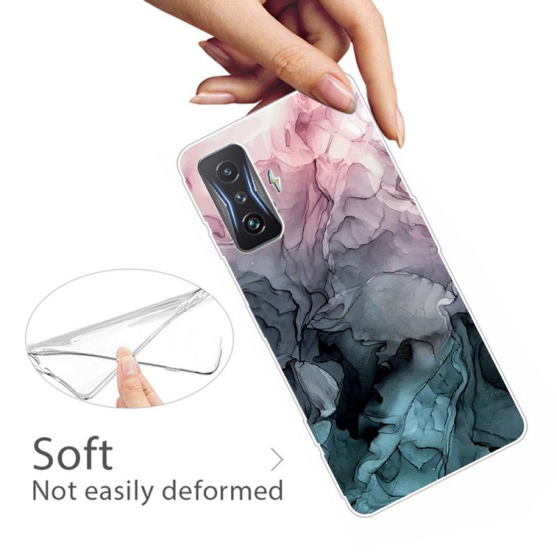 Case Poco F4 GT Marble Watercolour