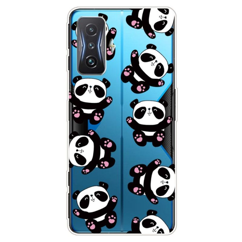 Case Poco F4 GT Transparent Multiple Panda