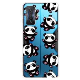 Case Poco F4 GT Transparent Multiple Panda