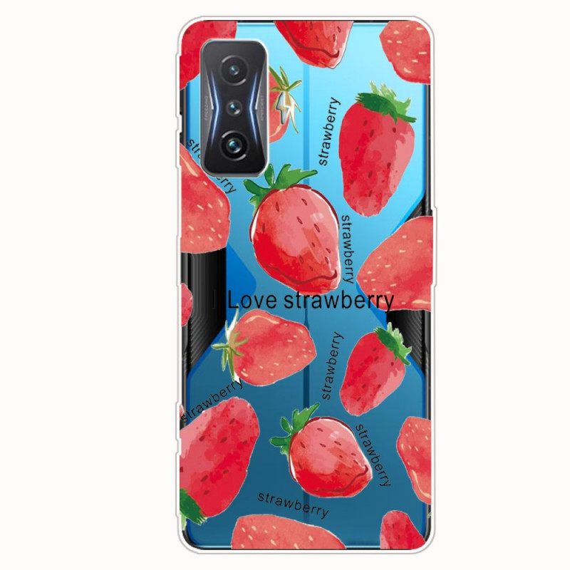 Case Poco F4 GT Useita Mansikoita